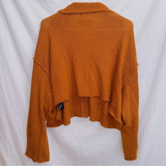 BDG Urban Outfitters Brown Knit Long Sleeve Oversized Cardigan Sweater size SM - Picture 6 of 6